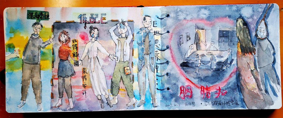 当她拿起画笔，密室便有了温度